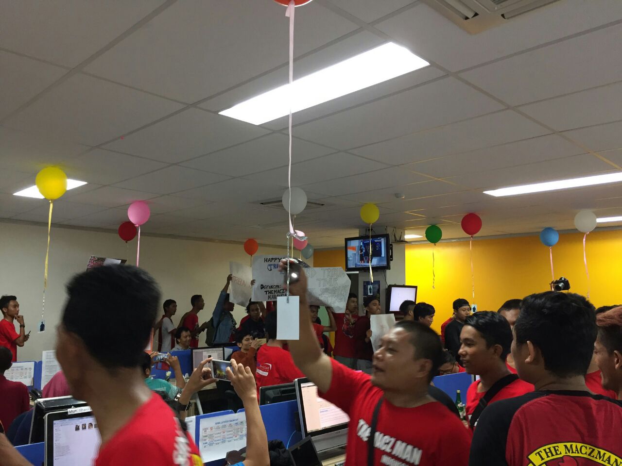 The Macz Man di Redaksi Tribun Timur
