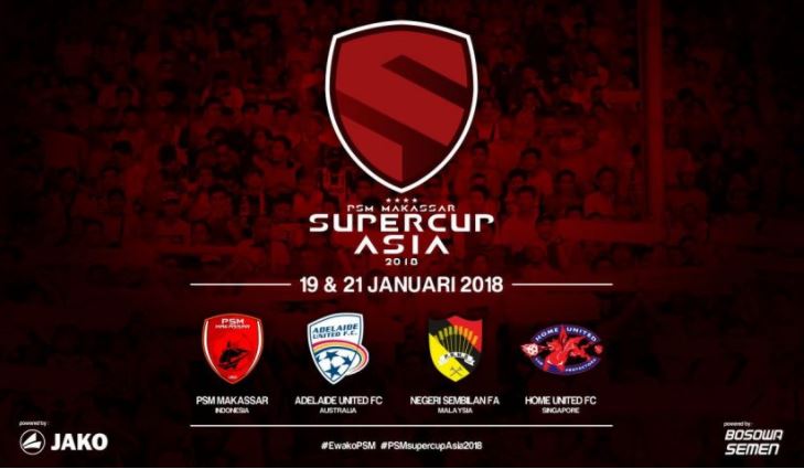 Jadwal Pertandingan PSM di Turnamen Internasional Supercup Asia