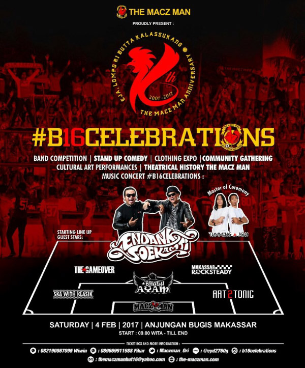 Inilah Line Up Pengisi Acara B16CELEBRATIONS